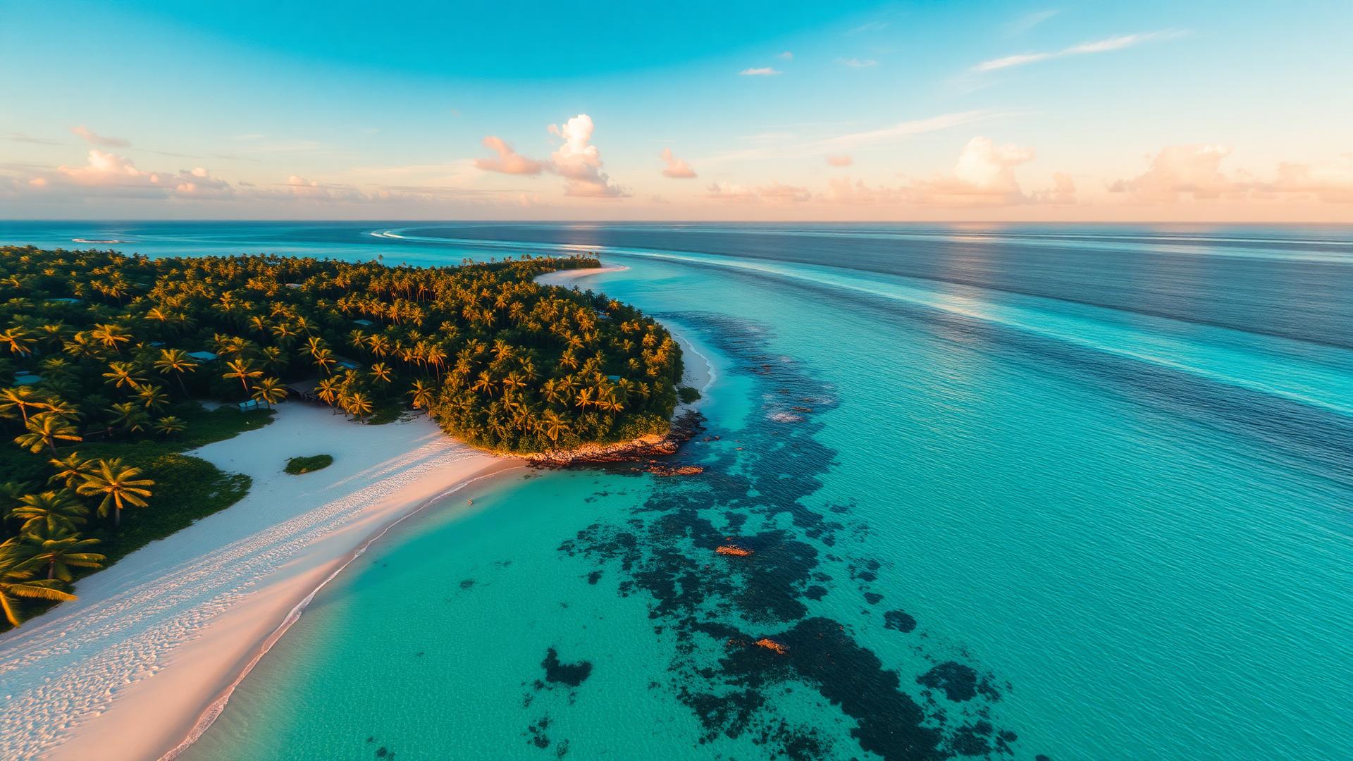 Tropical paradise beach